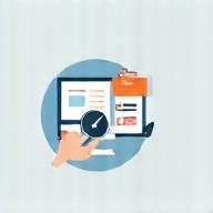 Icon representing choosing an option and purchasing online